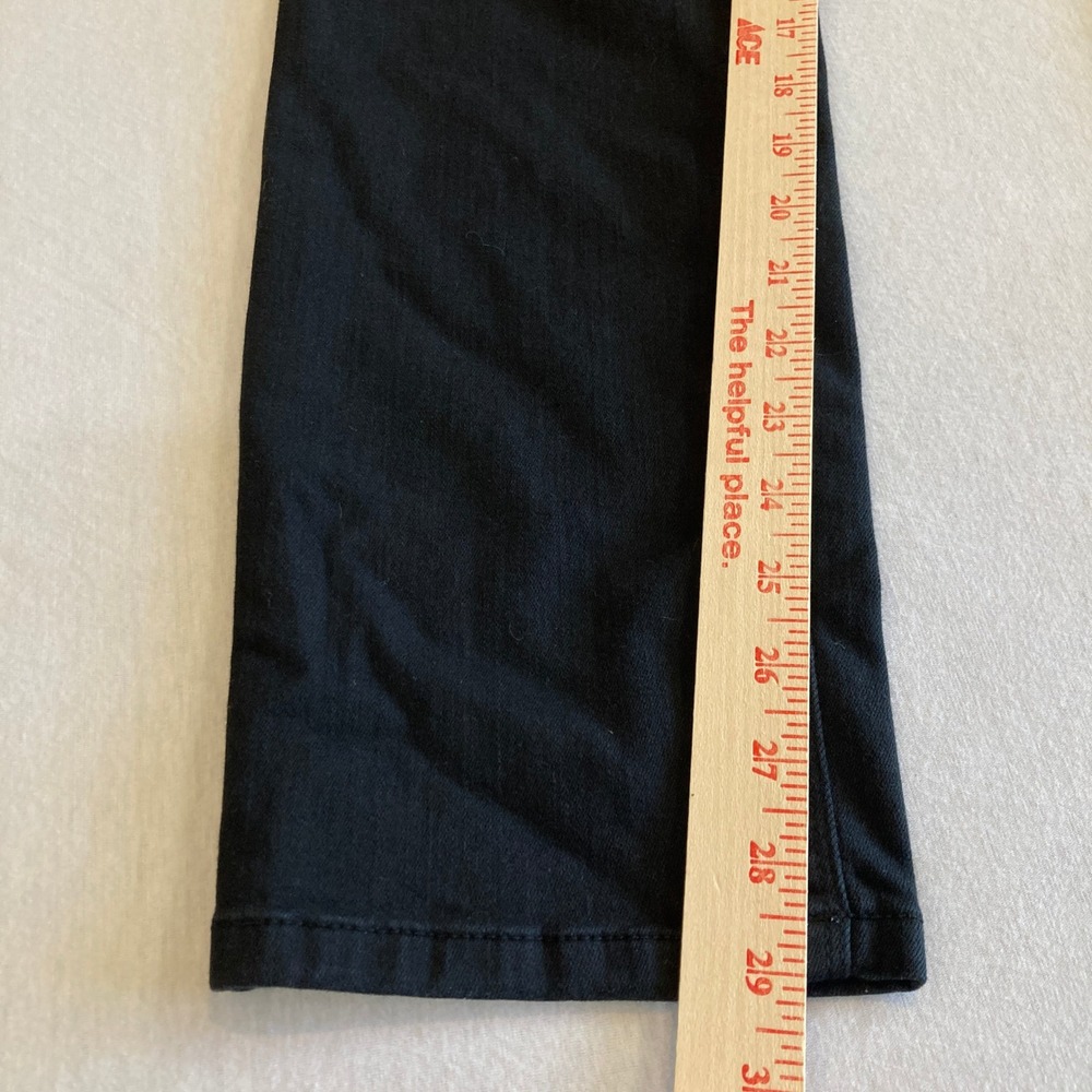 J.Jill Jeans Womens 12 (31x29) Black High-Rise Straight Leg Stretch WPT145141 - Picture 6 of 14